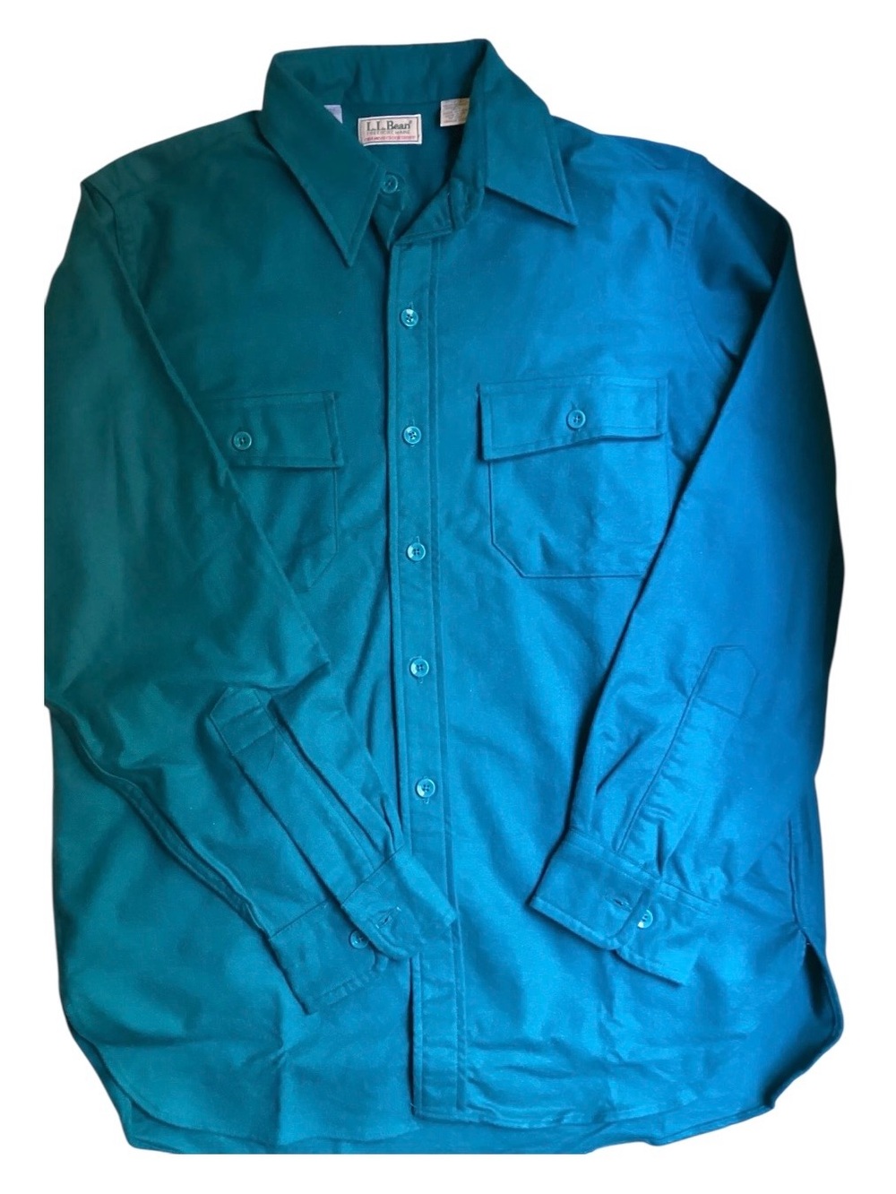 L.L.Bean Vintage Chamois Cloth Flannel Shirt